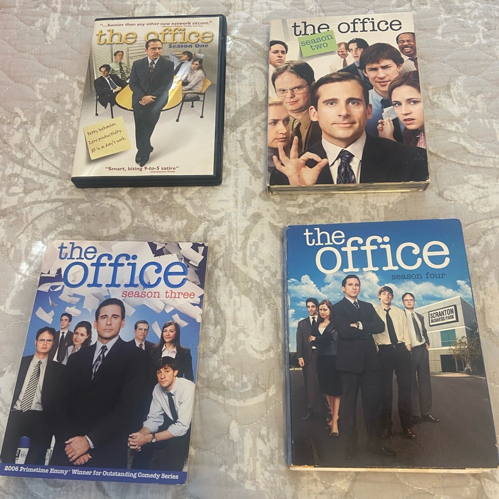 DVD Bundle: THE OFFICE Complete Seasons  1,2,3 and 4.